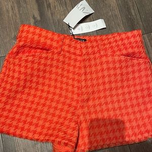 Zara textured shorts-never worn, new with tags